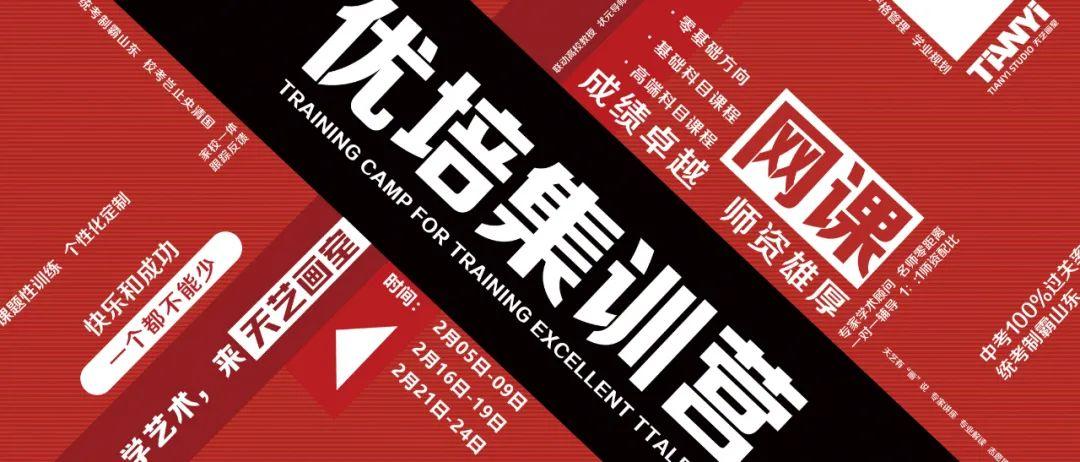 1:1 VIP指导 天艺线上寒假集训营2月1日开战！